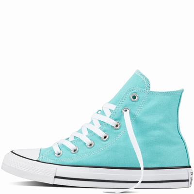 Converse Chuck Taylor All Star Classic High Tops Womens - Light Turquoise Shoes (915YMUEZ)